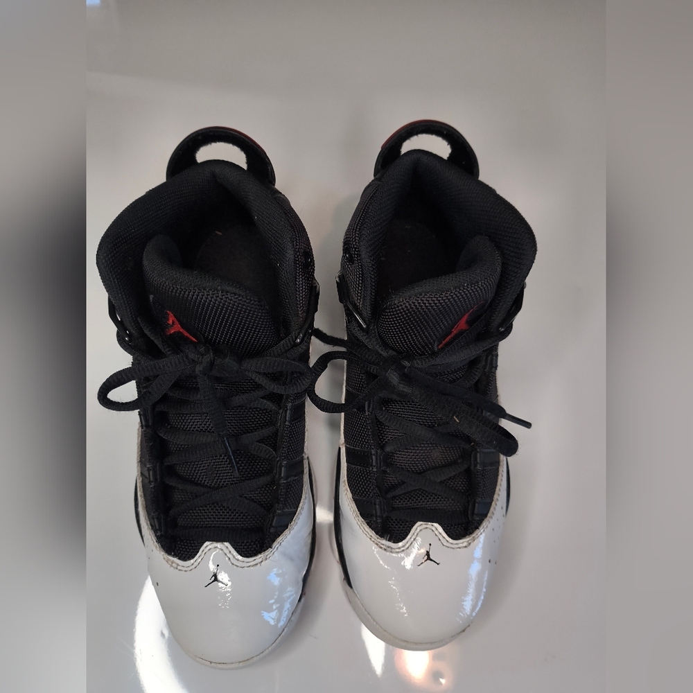 Kids Black and White Jordans